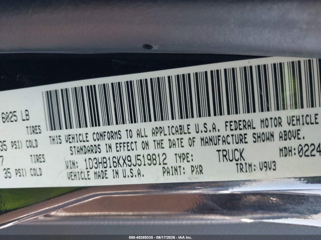 2009 Dodge RAM 1500 ST photo 9