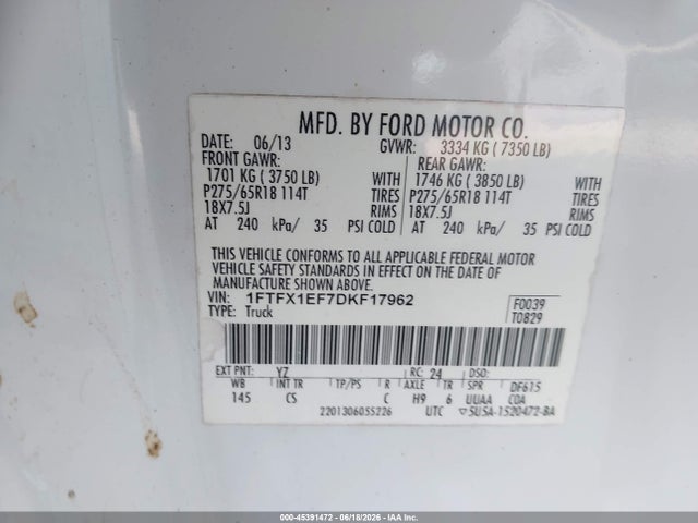 2013 FORD F-150 STX 照片 9