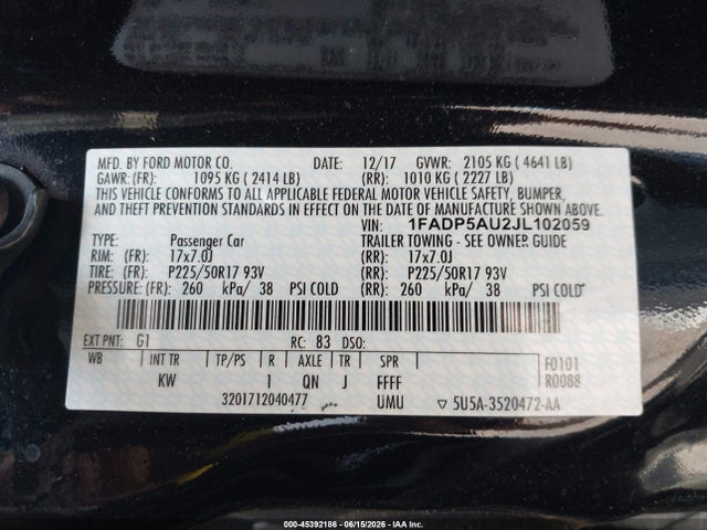 2018 FORD C-MAX HYBRID SE 照片 9