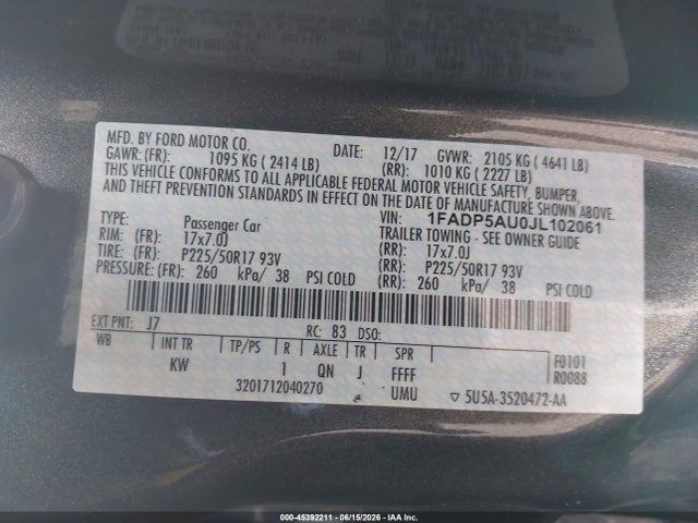 2018 FORD C-MAX HYBRID SE 照片 9