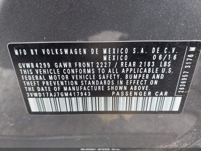 2016 Volkswagen JETTA 1.8T SPORT — фото 9