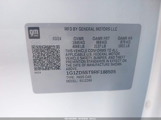 2024 CHEVROLET MALIBU FWD 1LT 10