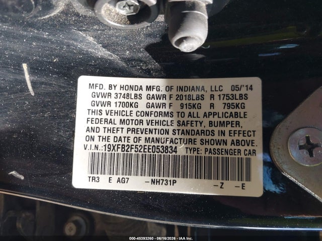 2014 Honda CIVIC LX 照片 9