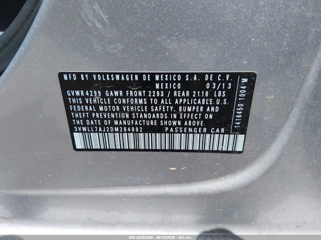 2013 Volkswagen JETTA 2.0L TDI — фото 9