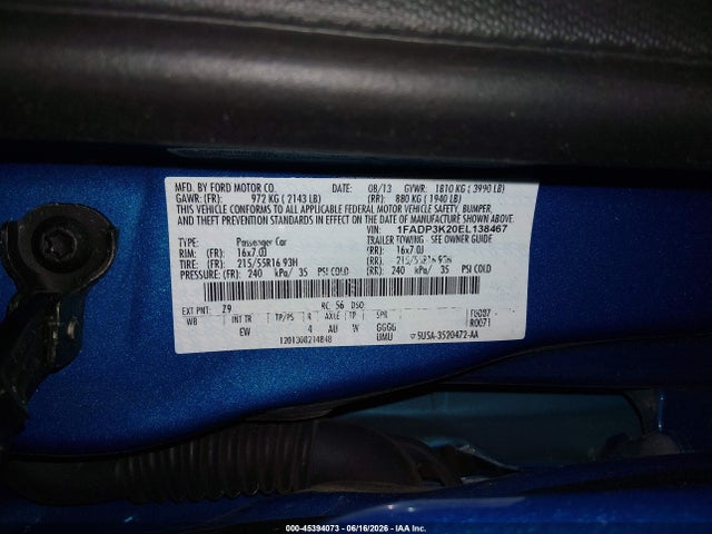 2014 FORD FOCUS SE 缩略图 9