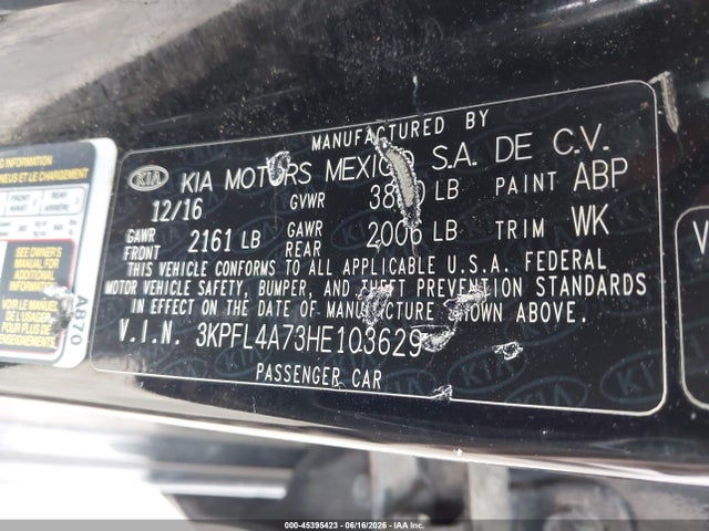 2017 KIA FORTE S 照片 9