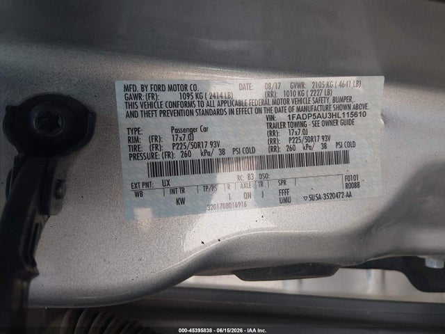 2017 FORD C-MAX HYBRID SE 照片 9