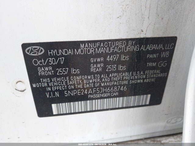 صورة 9 لـ 2018 Hyundai SONATA SE