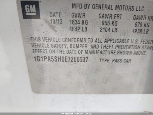 صورة 9 لـ 2014 Chevrolet CRUZE LS AUTO