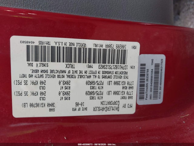 2007 Dodge RAM 1500 SLT/TRX4 OFF ROAD/SPORT — фото 9