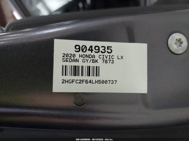 2020 Honda CIVIC LX 照片 9