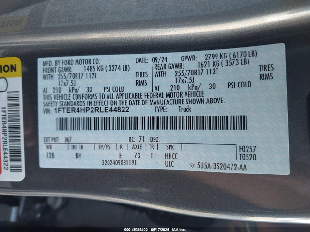 2024 FORD RANGER XLT 照片 9