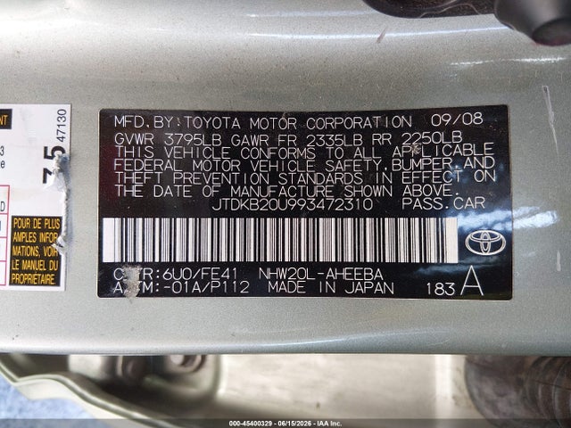 2009 Toyota PRIUS — фото 9