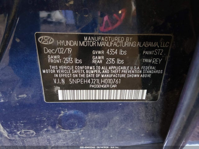 صورة 9 لـ 2020 Hyundai SONATA LIMITED