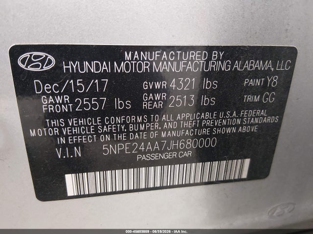 2018 Hyundai SONATA ECO — фото 9