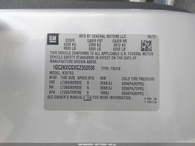 2012 Chevrolet SILVERADO 2500HD LT photo 9