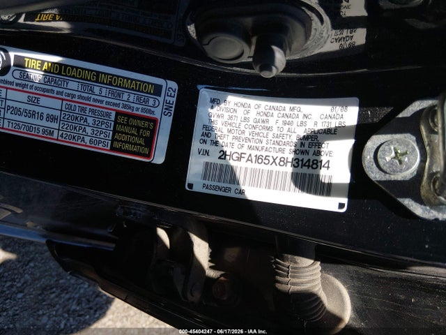 2008 Honda CIVIC LX 照片 9