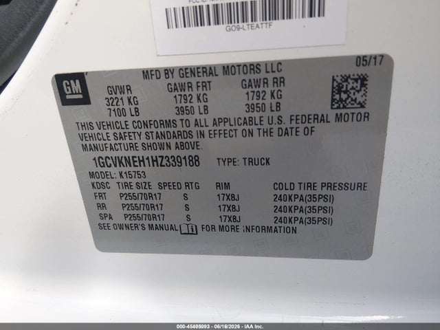 صورة 9 لـ 2017 Chevrolet SILVERADO 1500 WORK TRUCK