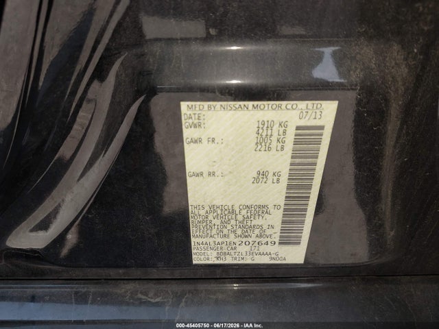 2014 Nissan ALTIMA 2.5 SV 照片 9