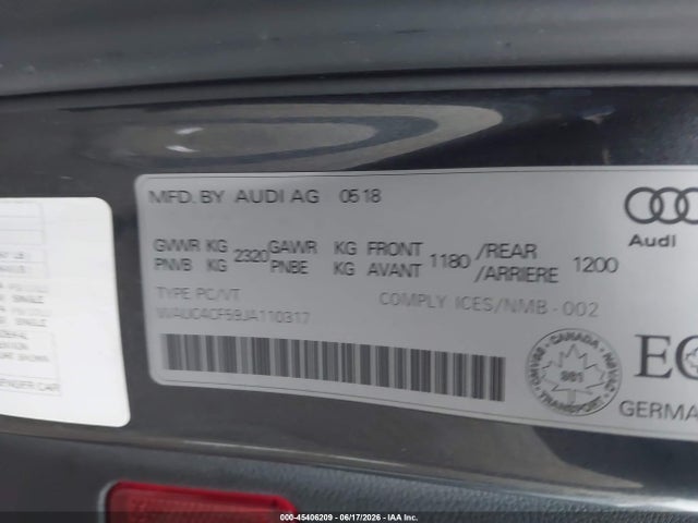 2018 AUDI S5 3.0T PREMIUM PLUS 照片 9
