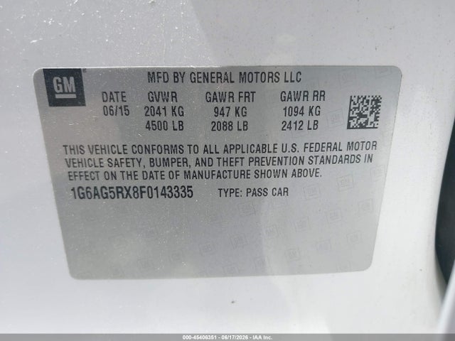 2015 Cadillac ATS STANDARD 照片 9