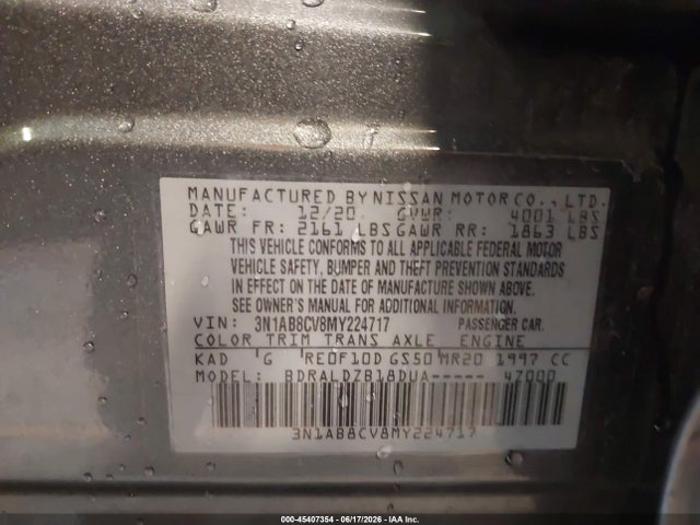 2021 Nissan SENTRA SV XTRONIC CVT — фото 9