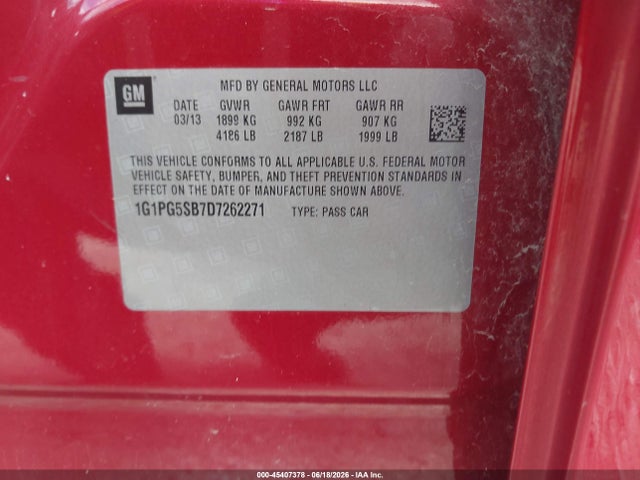 2013 Chevrolet CRUZE LTZ 照片 9