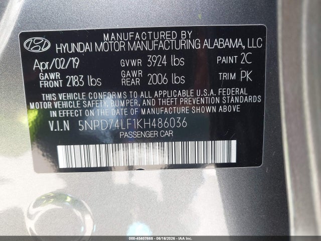 صورة 9 لـ 2019 Hyundai ELANTRA SE