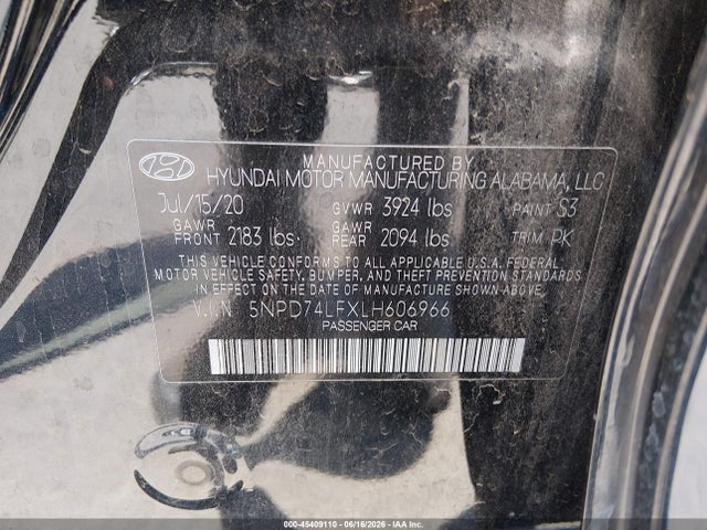 صورة 9 لـ 2020 Hyundai ELANTRA SE