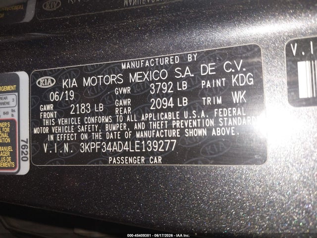 صورة 9 لـ 2020 KIA FORTE GT-LINE