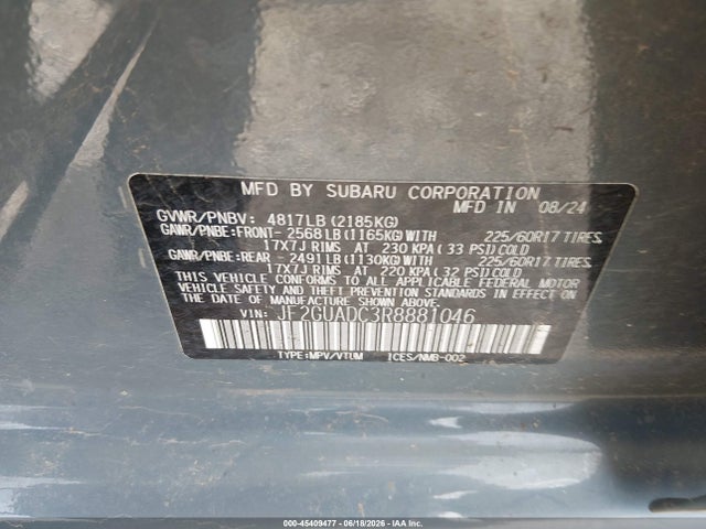 2024 SUBARU CROSSTREK PREMIUM 9