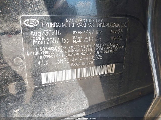 صورة مصغرة 9 لـ 2017 Hyundai SONATA