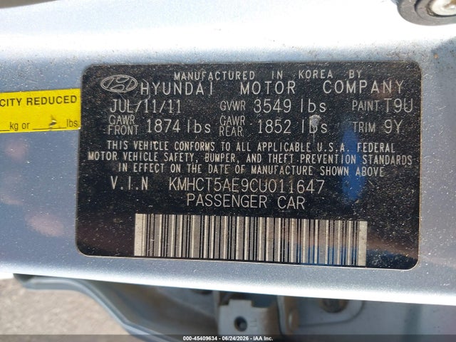 صورة 9 لـ 2012 Hyundai ACCENT GS