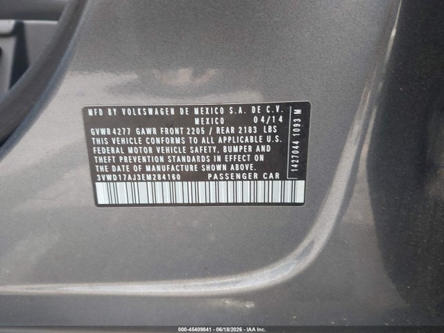 2014 Volkswagen JETTA 1.8T SE — миниатюра 9