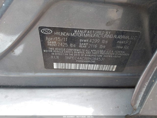 صورة 9 لـ 2011 Hyundai SONATA SE