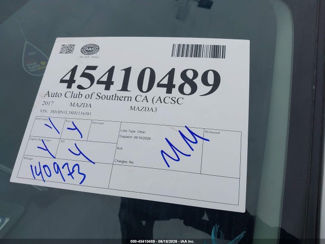 2017 Mazda MAZDA3 TOURING 2.5 缩略图 20