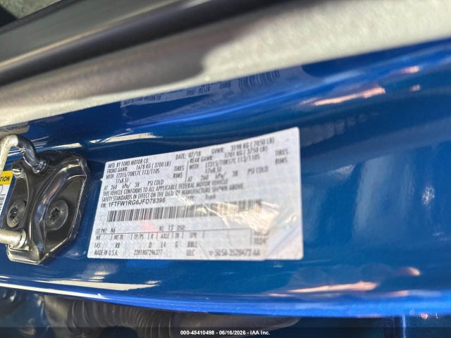 2018 FORD F-150 RAPTOR 照片 9