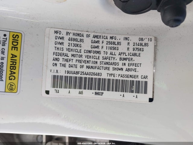 2010 Acura TL 3.5 照片 9