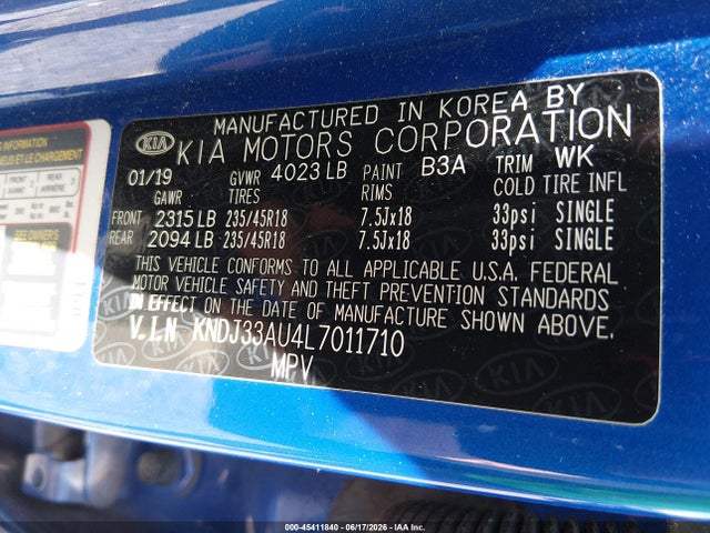 2020 KIA SOUL EX photo 9