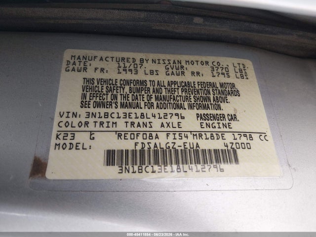 صورة 9 لـ 2008 Nissan VERSA 1.8SL
