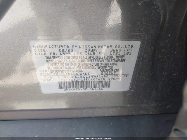 2023 NISSAN KICKS SR XTRONIC CVT 9