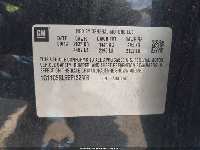 2014 Chevrolet MALIBU 1LT 照片 9