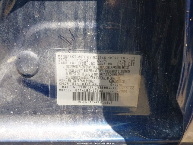2019 Nissan VERSA 1.6 SV 照片 9