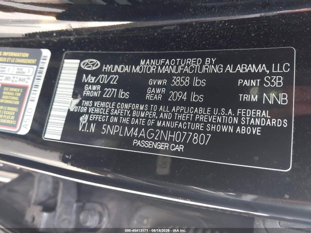 صورة 9 لـ 2022 Hyundai ELANTRA SEL
