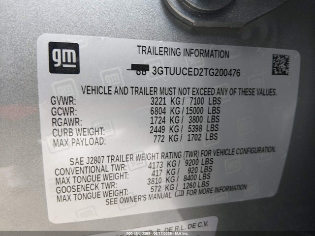 2026 GMC SIERRA 1500 , SHORT BED, ELEVATION, 4WD — фото 9