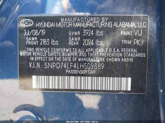 2020 Hyundai ELANTRA SE photo 9