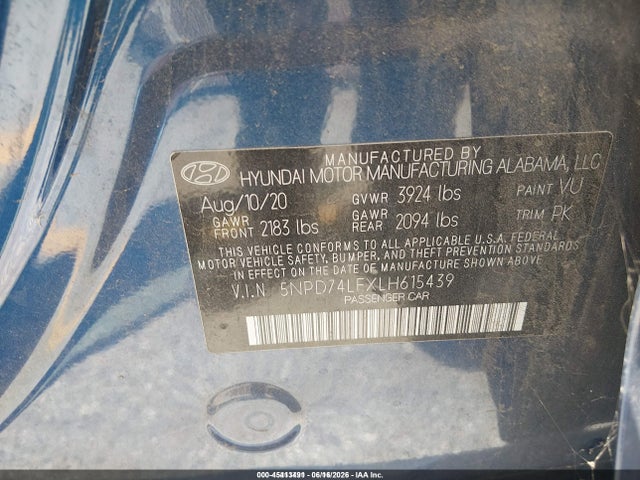 2020 Hyundai ELANTRA SE 照片 9