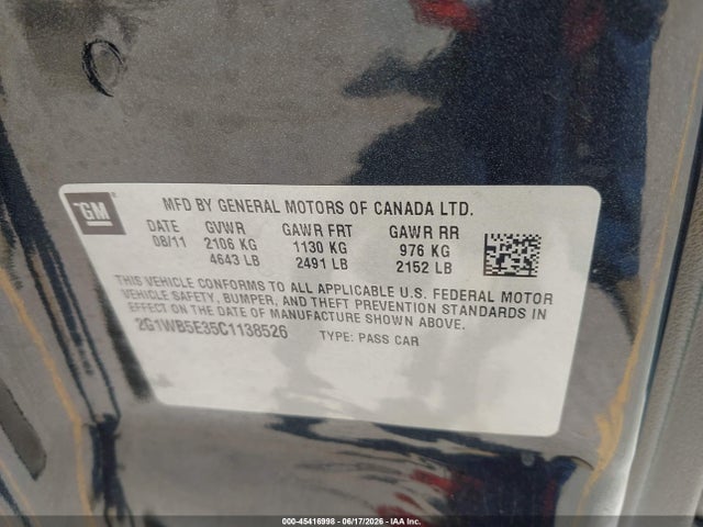 2012 Chevrolet IMPALA LT 照片 9
