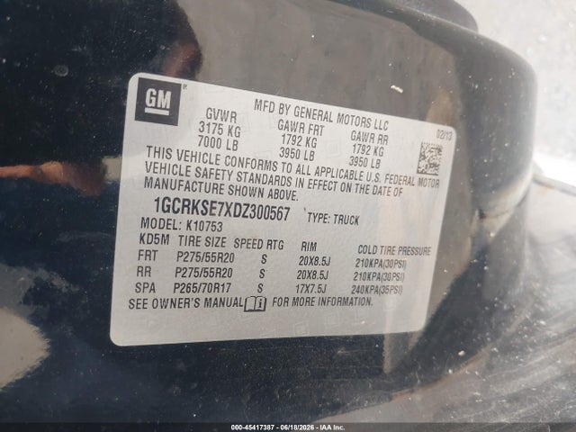 صورة 9 لـ 2013 Chevrolet SILVERADO 1500 LT