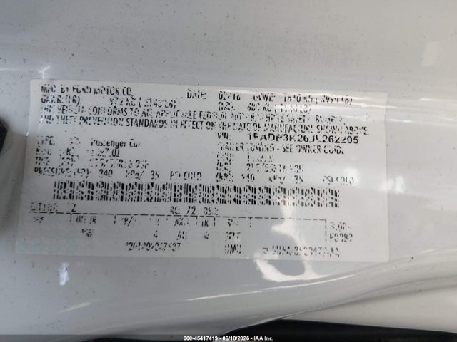 2018 FORD FOCUS SE photo 9